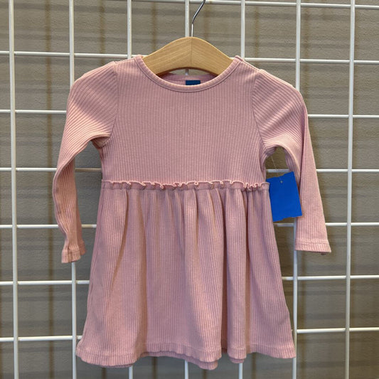 Old Navy Ribbed LS Dress - 6/12m