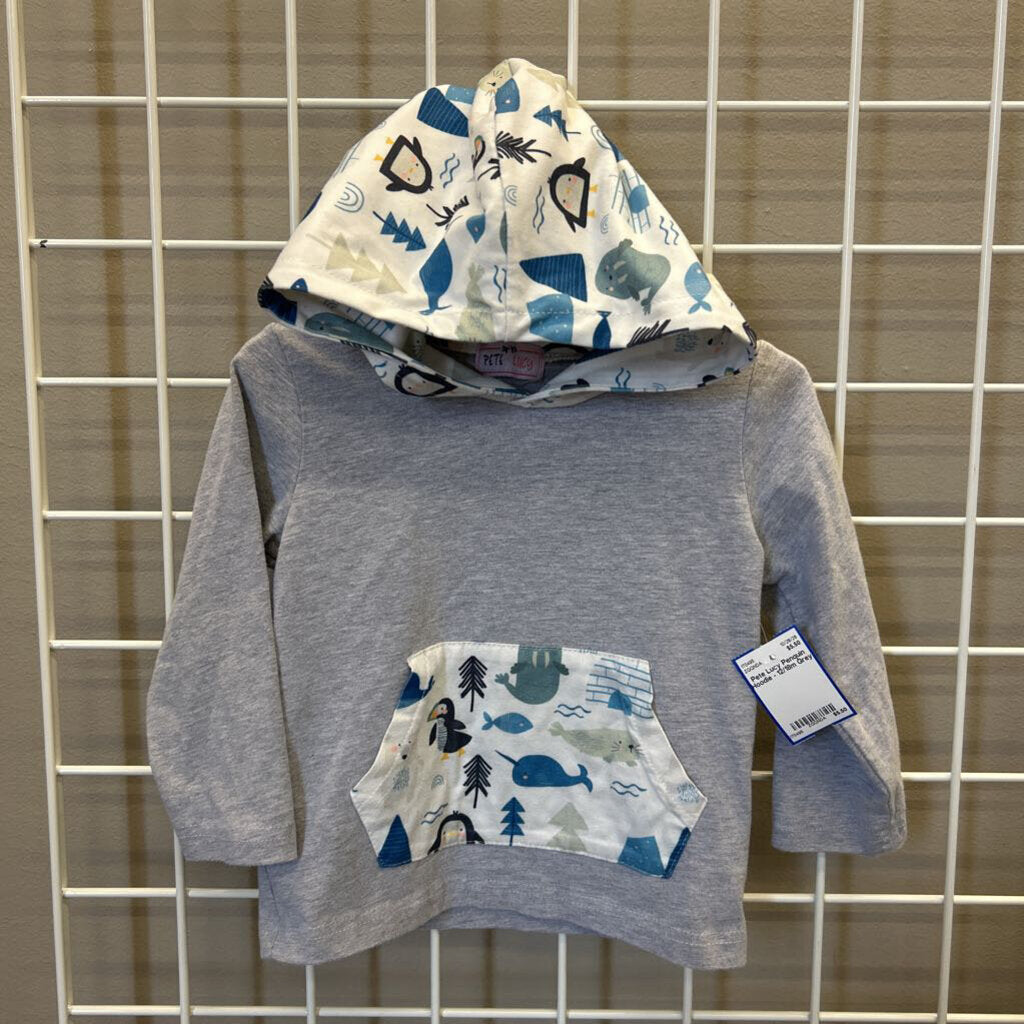 Pete Lucy Penquin Hoodie - 12/18m