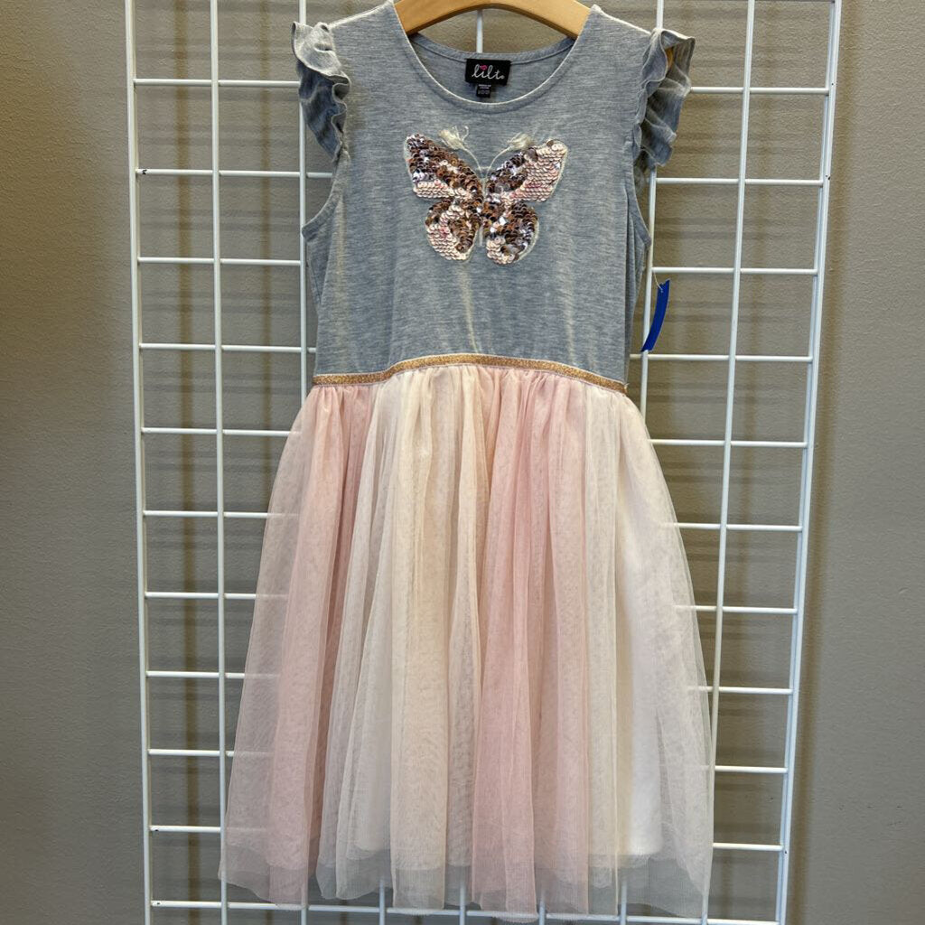 Lilt Butterfly Tulle SS Dress - 10/12