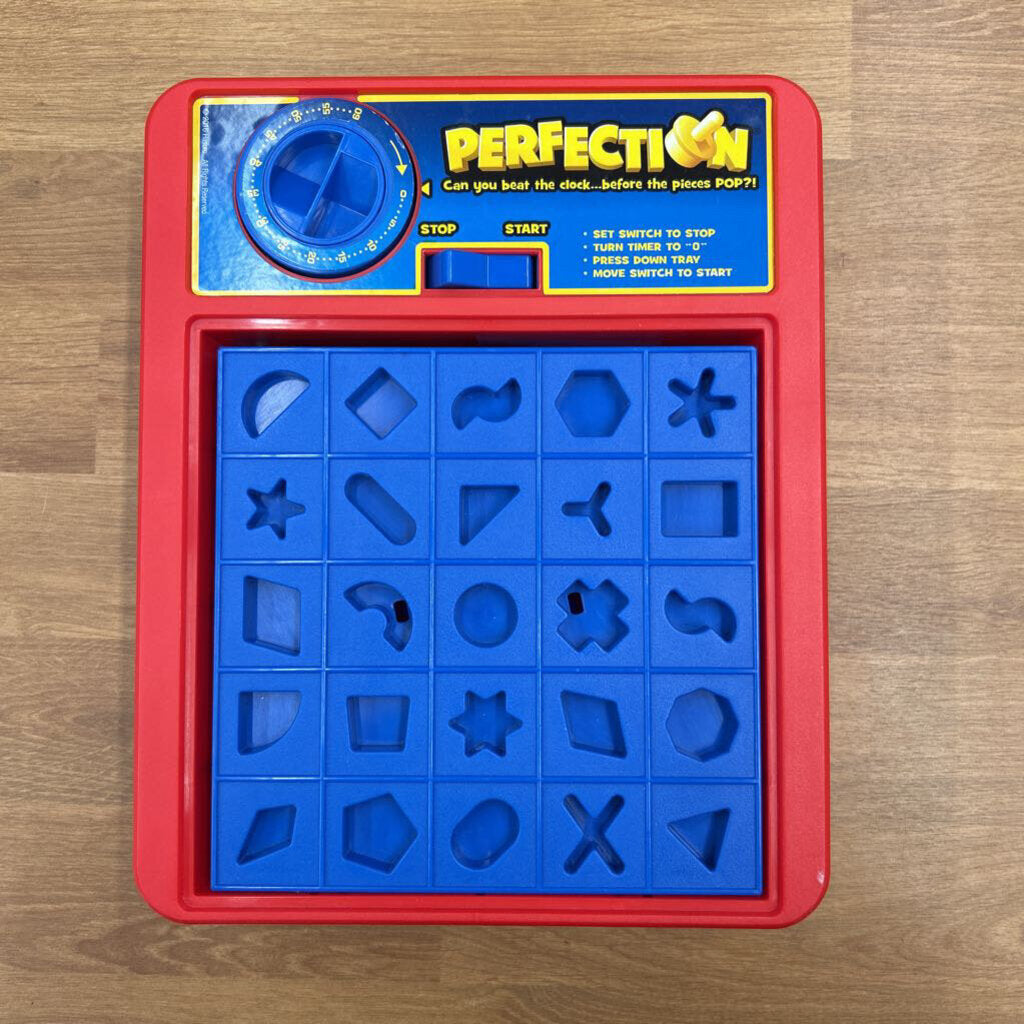 Perfection Game (pieces in back)