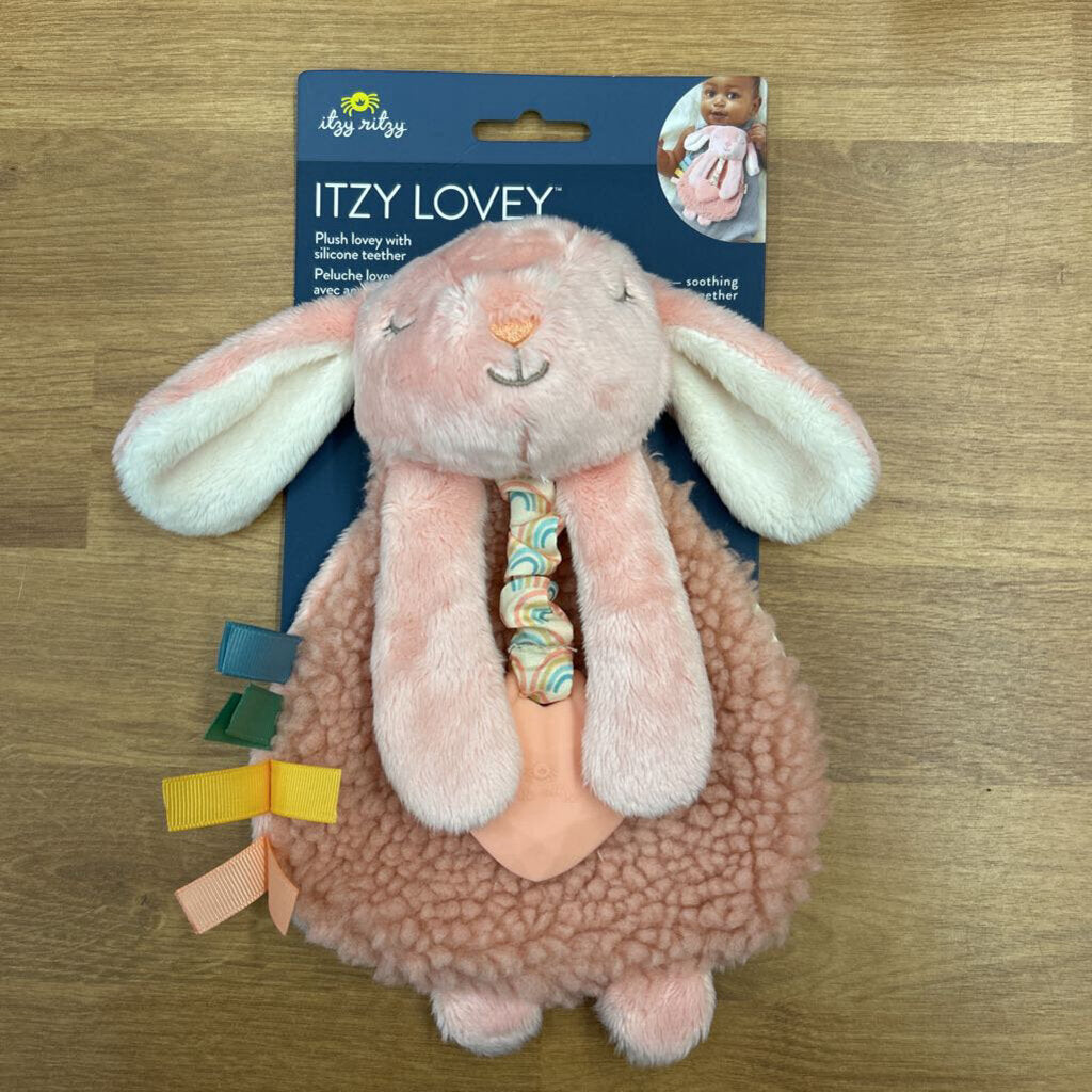 NEW Itzy Ritzy Lovey - Pink Bunny
