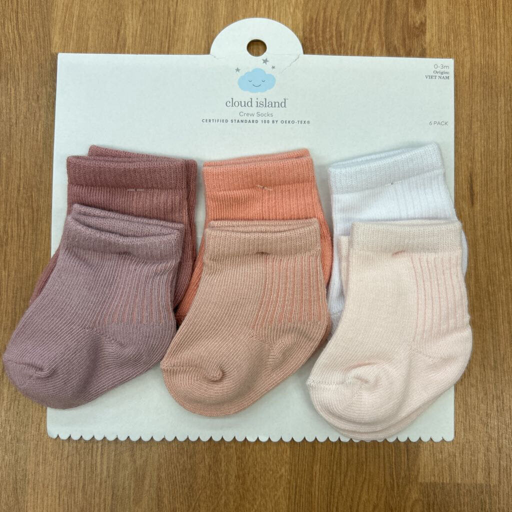 NEW Cloud Island Sock Set - 0/3m