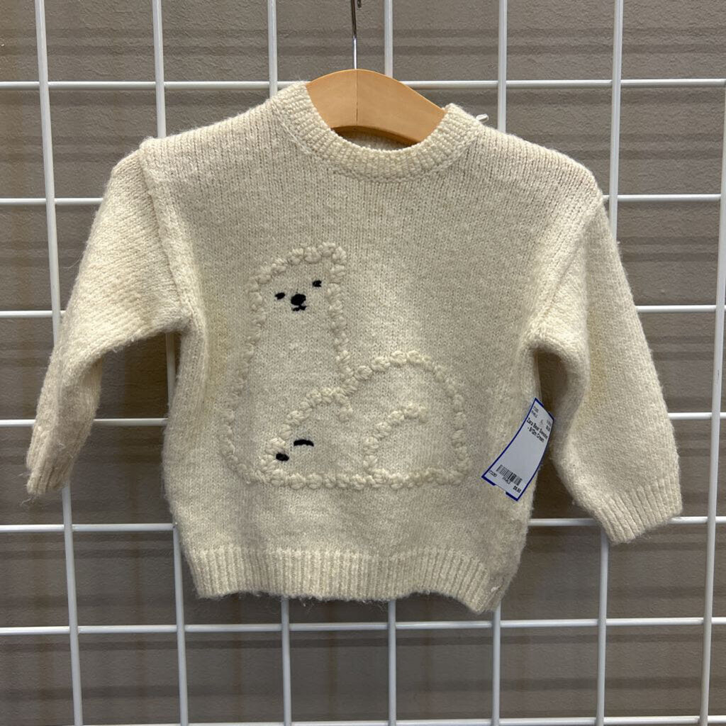 Zara Bear Sweater - 9/12m