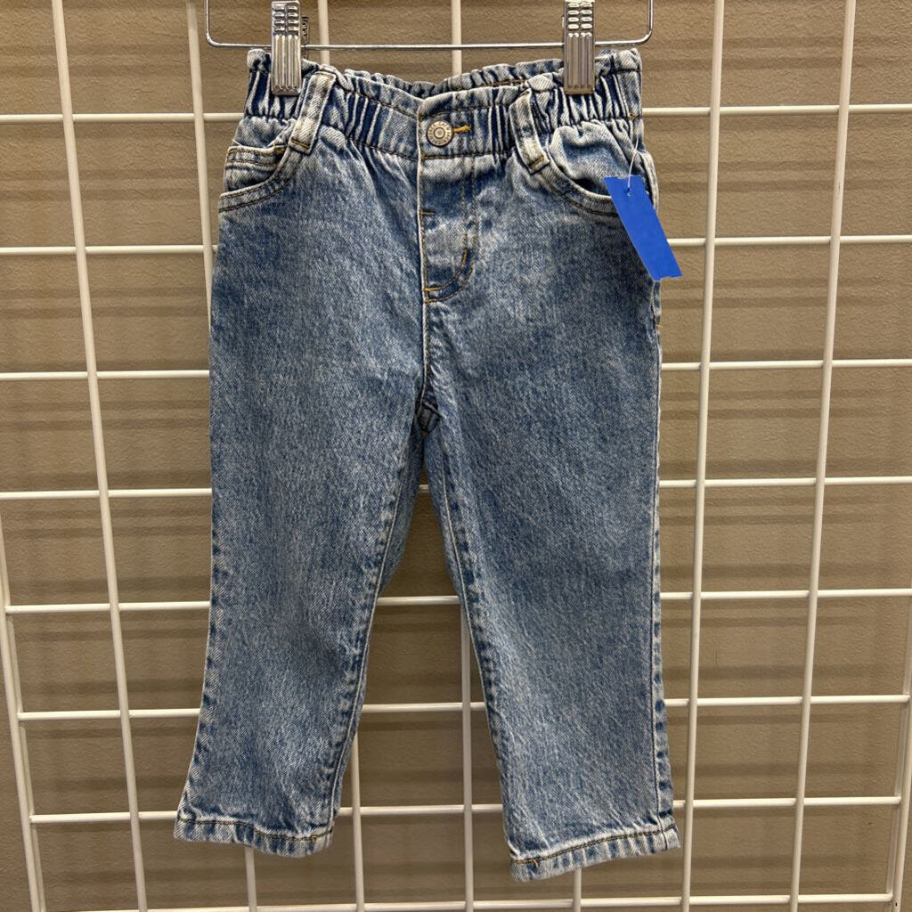 Cat & Jack Paperbag Waist Jeans - 2T