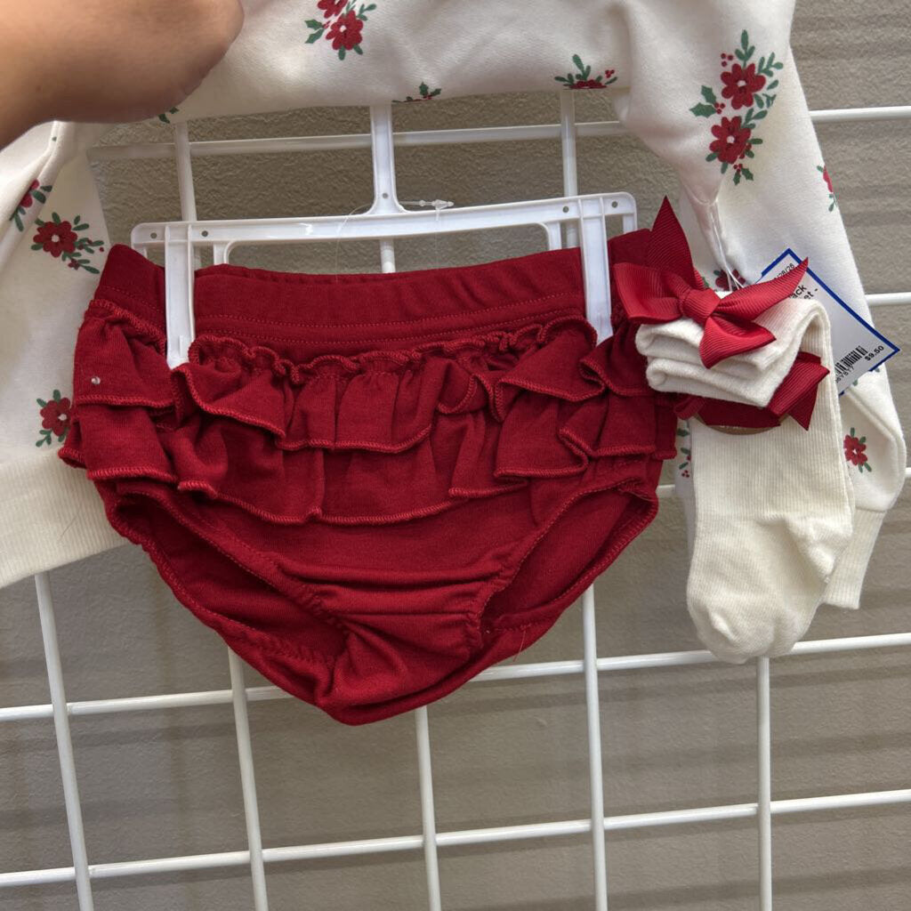 NWT Lila & Jack Floral Four Pc Set - 9/12m