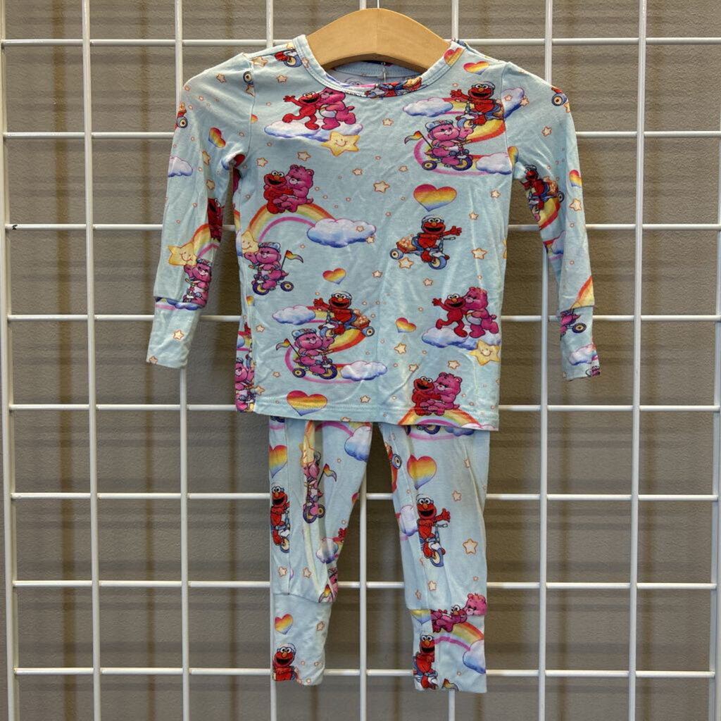 Posh Peanut Bamboo Care Bears Two Pc Pjs - 12/18m