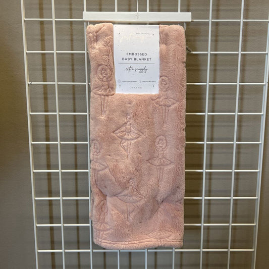 NEW Just Imagine Embossed Baby Blanket - Pink