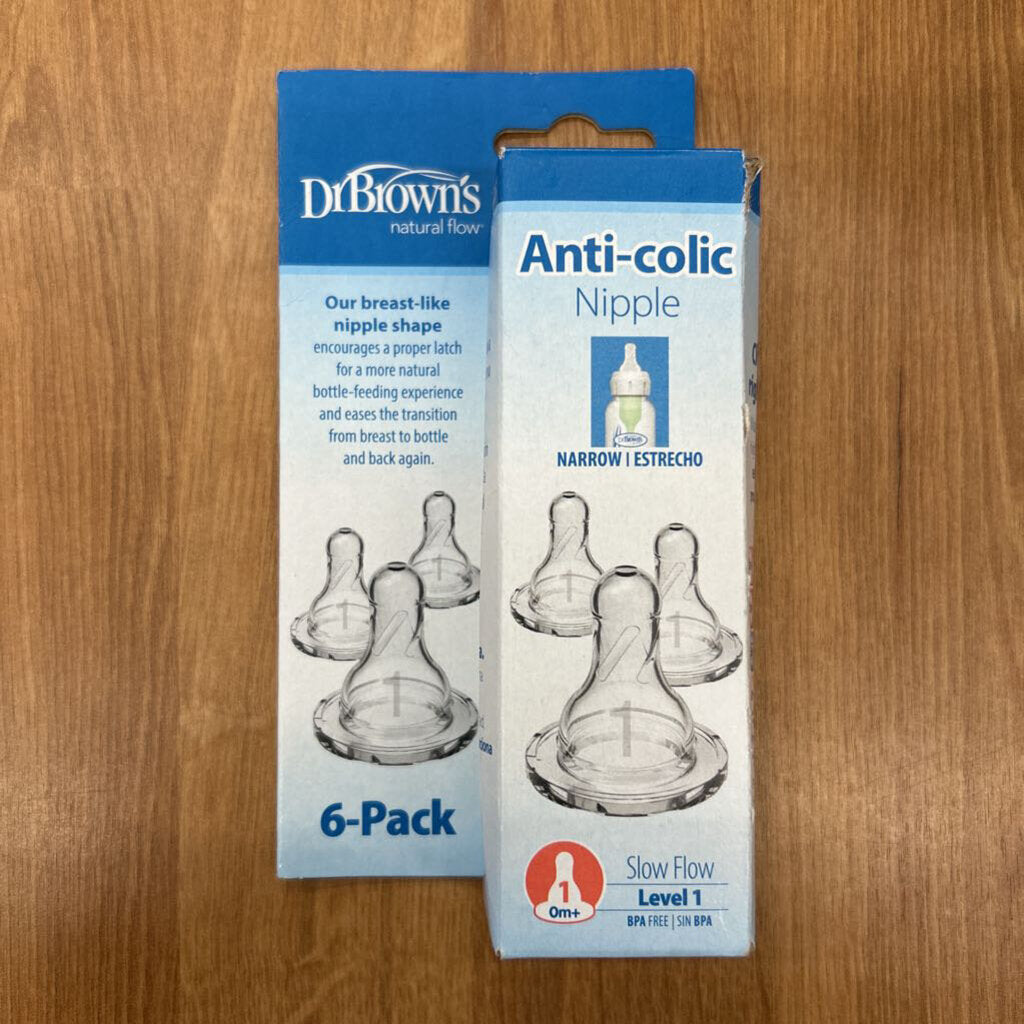 Dr. Brown's Anti-Colic Nipple Slow Flow Level 1