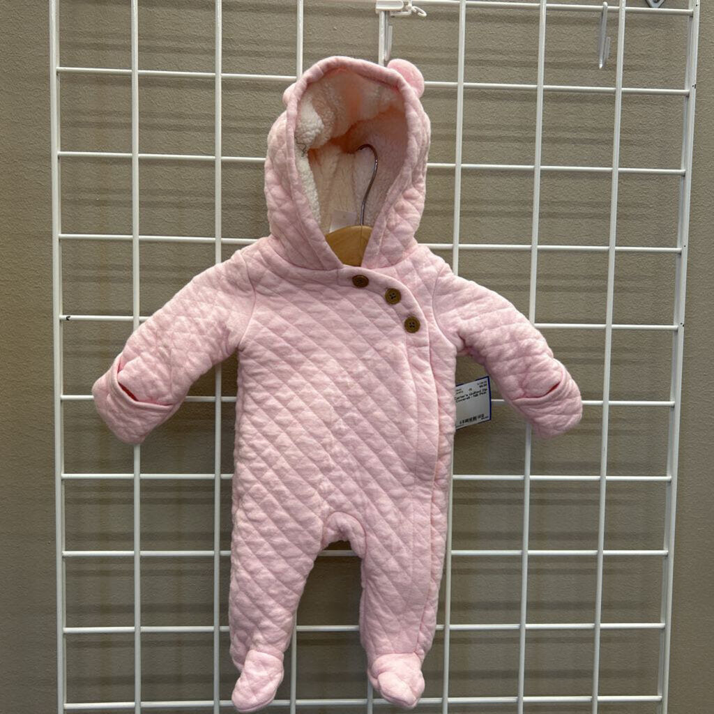 Carter's Quilted Zip Coverall - NB